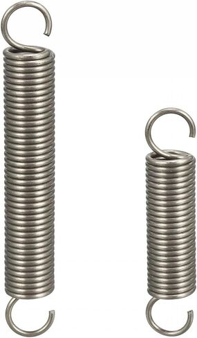 uxcell Tension Spring, 1.2x10x50mm 1.2x10x70mm Spring Steel Small Dual Hook Tension Spring 4pcs in Saudi Arabia