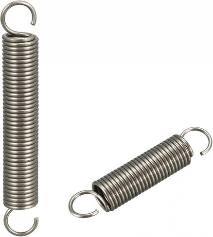 uxcell Tension Spring, 1.2x10x50mm 1.2x10x70mm Spring Steel Small Dual Hook Tension Spring 4pcs in Saudi Arabia