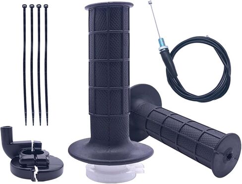 مقبض مقود الدراجة وكابل الخانق ومشبك مبيت الخانق لدراجة كولمان CT200U Trail 200 Mini 196cc وهوندا CR80 CR60 CR85 CR125 CR250 in Kuwait