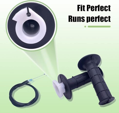 مقبض مقود الدراجة وكابل الخانق ومشبك مبيت الخانق لدراجة كولمان CT200U Trail 200 Mini 196cc وهوندا CR80 CR60 CR85 CR125 CR250 in Kuwait