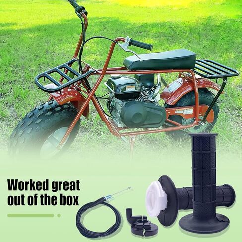 مقبض مقود الدراجة وكابل الخانق ومشبك مبيت الخانق لدراجة كولمان CT200U Trail 200 Mini 196cc وهوندا CR80 CR60 CR85 CR125 CR250 in Kuwait