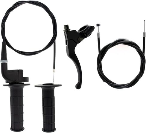 7/8 Twist Grip Throttle Accelerator Cable Kit 22mm Handlebars Replacement for 50cc 60cc 66cc 90cc 110cc 125cc 140cc 150cc 190cc 200cc 4-Stroke Pit Dirt Bike ATV Go Kart SDG SSR in Saudi Arabia