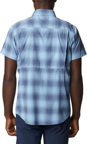 Columbia Newton Ridge™ Plaid Short Sleeve Jet Stream Soft Ombre MD in Saudi Arabia