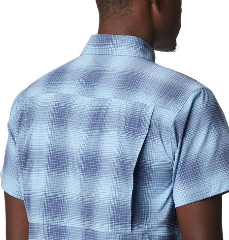 Columbia Newton Ridge™ Plaid Short Sleeve Jet Stream Soft Ombre MD in Saudi Arabia