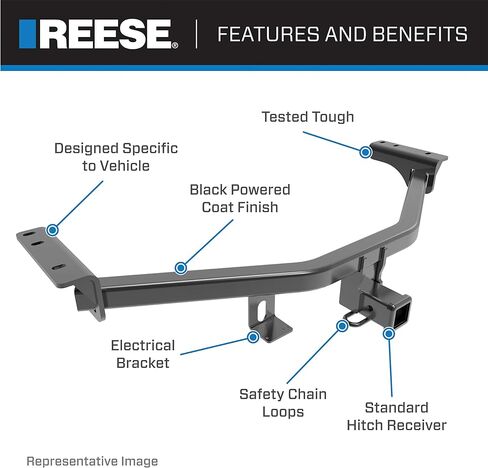 Reese Towpower Trailer Hitch Class III, 2 in. Receiver, Compatible with Select Nissan Frontier : Suzuki Equator in Saudi Arabia