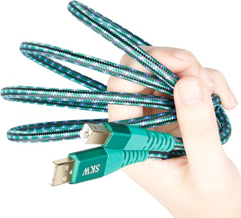 كابل طابعة USB من سلسلة HCW من مستوى الإدخال USB A إلى USB B كابل فك تشفير DAC بطول 3 أقدام/1 متر in Kuwait