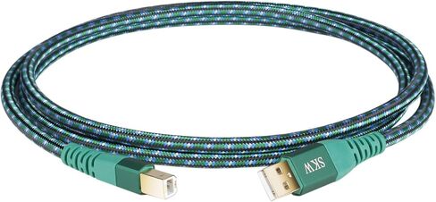 كابل طابعة USB من سلسلة HCW من مستوى الإدخال USB A إلى USB B كابل فك تشفير DAC بطول 3 أقدام/1 متر in Kuwait