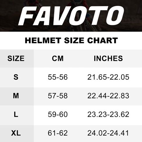 Favoto Dirt Bike Helmet Motocross ATV UTV Helmets for Unisex Adult Youth DOT Approved Off-Road Motorcycle Helmets in Saudi Arabia