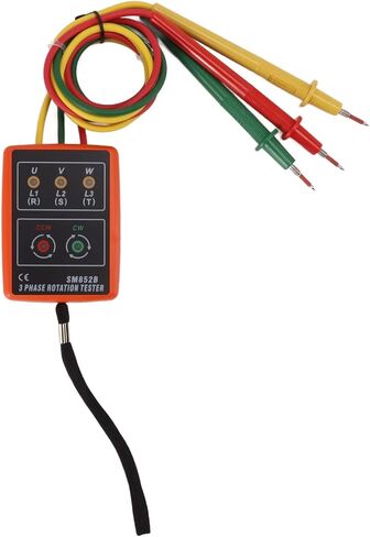 Three Phase Sequence Meter 60V‑600V AC Phase Rotation Tester Detector with LED Indicator Circuit Breaker Finder Circuit Finder in Saudi Arabia