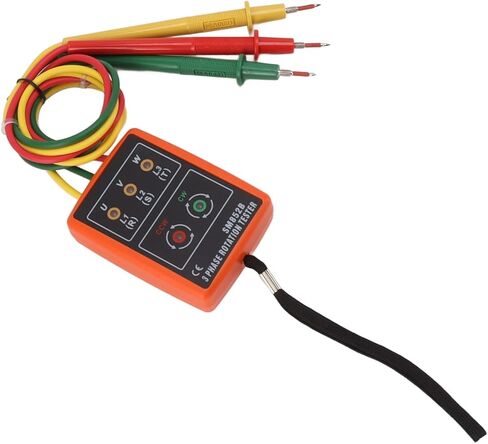 Three Phase Sequence Meter 60V‑600V AC Phase Rotation Tester Detector with LED Indicator Circuit Breaker Finder Circuit Finder in Saudi Arabia