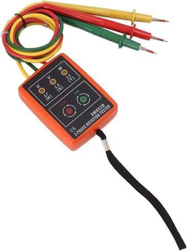 Three Phase Sequence Meter 60V‑600V AC Phase Rotation Tester Detector with LED Indicator Circuit Breaker Finder Circuit Finder in Saudi Arabia