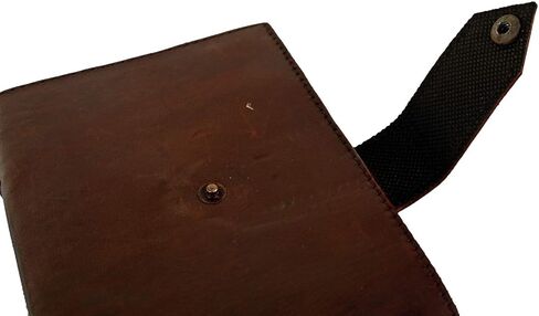 Handmade Leather Journal Notebook - Genuine Leather Bound Daily personal Diary notebook Notepad For Men & Women Paper (Pocket Diary 4x6") in Saudi Arabia
