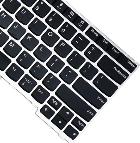 Replacement Laptop Keyboard Backlit for Lenovo ThinkPad Yoga L380 E480 L390 T490 T495 L480 T480S, with Frame Pointer Backlight US Layout in Saudi Arabia