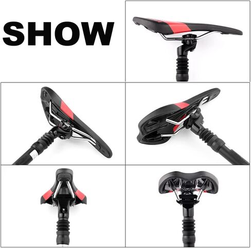 ZUKKA Bike Suspension Seat Post 27.2/30.9/31.6 mm Shock Absorber Damper Bicycle SeatPost with Adjustable Clamp for Mountain Bike Road Bicycle in Saudi Arabia