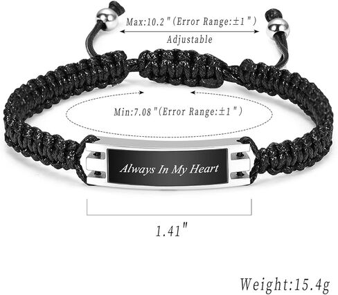 مجوهرات حرق الجثث سوار الجرة للرماد للنساء والرجال رماد تذكار تذكاري ضبط سوار الإسورة in Kuwait