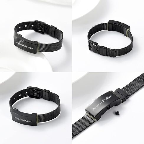 مجوهرات حرق الجثث سوار الجرة للرماد للنساء والرجال رماد تذكار تذكاري ضبط سوار الإسورة in Kuwait