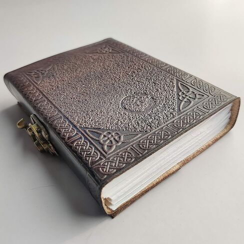 ريفي تاون رسمت باليد شجرة الحياة مجلة جلدية دفتر مذكرات الرجال النساء هدية صغيرة له in Kuwait