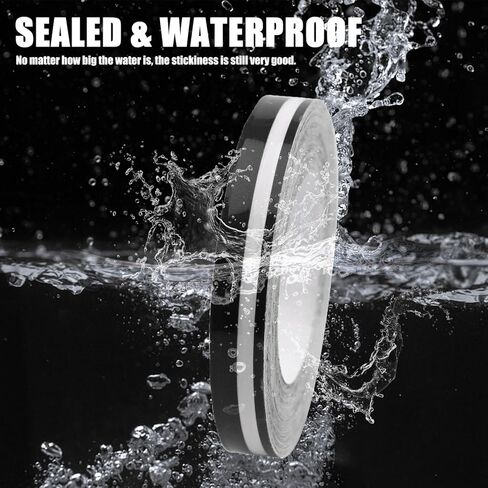 قطعتان من ملصق جسم محيط الخصر للسيارة، 32.1 قدم × 0.4 بوصة مقلمة صغيرة لتزيين الشريط الملون، شارات خارجية مخصصة ذاتية القطع مجانًا، عالمية لمعظم ملحقات تزيين السيارة (أسود) in Kuwait