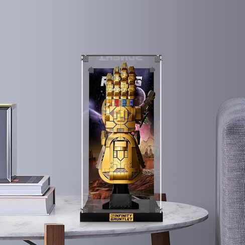 علبة عرض أكريليك لمجموعة بناء Lego 76191 Infinity Gauntlet القابلة للتجميع، صندوق عرض شفاف مقاوم للغبار (مجموعة Lego غير متضمنة) in Kuwait