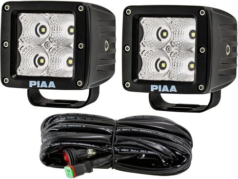 PIAA 26-06303 QUAD CUBE LED LIGHT KIT, FLOOD BEAM Black 3" in Saudi Arabia