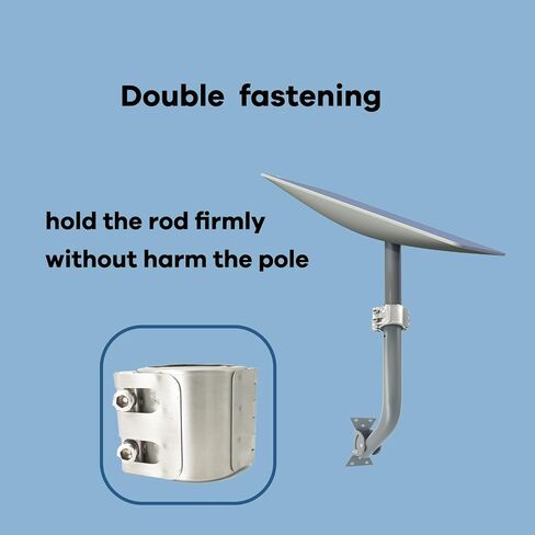 Starlink Mounting Kit,Starlink Long Mount, Starlink Roof Mount ,Starlink Pole Mount,Weather-Resistent Metal Starlink Wall Mount with Adapter Available to V2 (Include Wrench & Drill bit). in Saudi Arabia