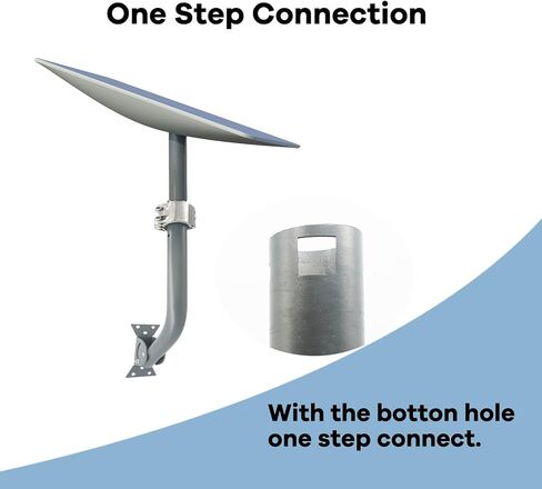 Starlink Mounting Kit,Starlink Long Mount, Starlink Roof Mount ,Starlink Pole Mount,Weather-Resistent Metal Starlink Wall Mount with Adapter Available to V2 (Include Wrench & Drill bit). in Saudi Arabia