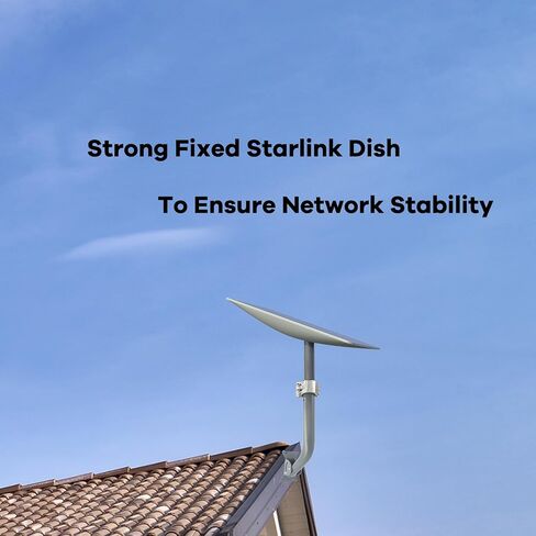 Starlink Mounting Kit,Starlink Long Mount, Starlink Roof Mount ,Starlink Pole Mount,Weather-Resistent Metal Starlink Wall Mount with Adapter Available to V2 (Include Wrench & Drill bit). in Saudi Arabia