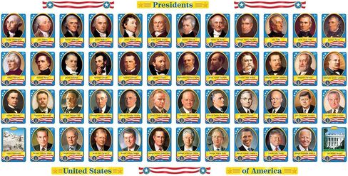 TREND enterprises, Inc. T-8065 U.S. Presidents Bulletin Board Set in Saudi Arabia