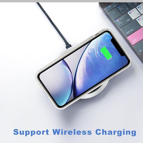 JJGoo متوافق مع حافظة iPhone XR، غطاء هاتف شفاف ناعم وشفاف مقاوم للصدمات ورفيع ورفيع لهاتف XR - 6.1 بوصة in Kuwait