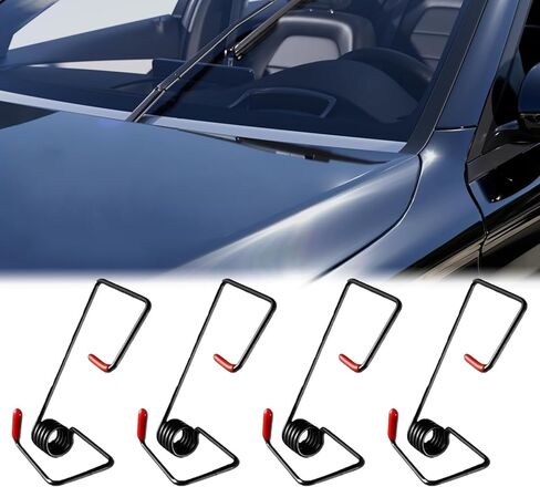 4pcs Windshield Wiper Arm Pressure Spring Booster, Wiper Arm Pressure Spring, Improved Visibility in Rain/Snow, Perfect Replacement Kit for Clear Windshields in Saudi Arabia