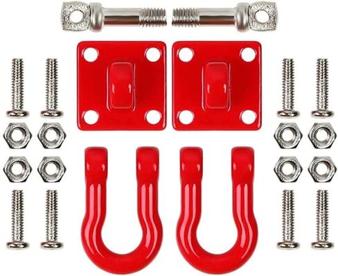 Metal Climbing RC Car Decoration Fire Extinguisher Metal Chain and Winch Shackles RC Decorations Accessories for 1/10 Crawler Car Axial SCX10 D90 D110 Traxxas TRX4 TRX6 Redcat Hop-Up Parts in Saudi Arabia