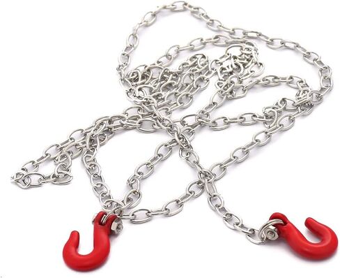 Metal Climbing RC Car Decoration Fire Extinguisher Metal Chain and Winch Shackles RC Decorations Accessories for 1/10 Crawler Car Axial SCX10 D90 D110 Traxxas TRX4 TRX6 Redcat Hop-Up Parts in Saudi Arabia