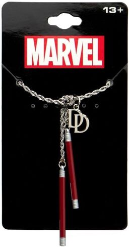 Daredevil Escrima Sticks Weapon & Logo Pendant Necklace in Saudi Arabia