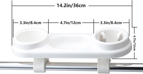 حامل أكواب القارب 2 في 1 مع صينية الوجبات الخفيفة، حاملات أكواب القارب يتم تركيبها على حاجز القارب، وقضيب مقبض القارب، لقارب بونتون، وقارب جون، واليخت، مع مشبك التمساح in Kuwait