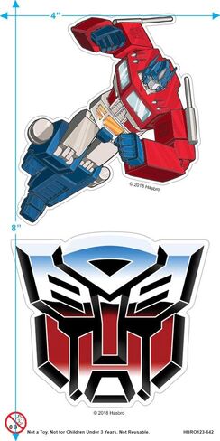 Popfunk Classic Transformers Optimus Prime Pullover Hoodie & Stickers in Saudi Arabia