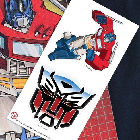 Popfunk Classic Transformers Optimus Prime Pullover Hoodie & Stickers in Saudi Arabia