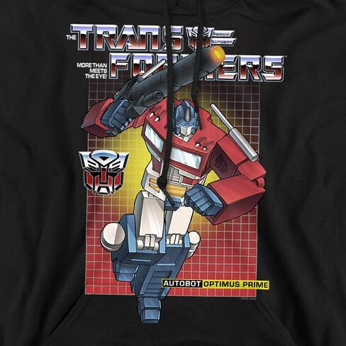 Popfunk Classic Transformers Optimus Prime Pullover Hoodie & Stickers in Saudi Arabia