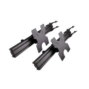 حامل شاشة ثلاثي قائم بذاته من Next Level Racing Elite، لون رمادي كربوني (NLR-E006) - جهاز كمبيوتر شخصي ولوحة مفاتيح وماوس F-GT Elite رمادي كربوني (NLR-E010) - جهاز كمبيوتر شخصي in Kuwait