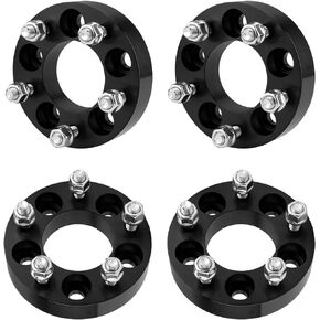 Torchbeam 5x108 to 5x114.3 mm Wheel Spacers 5x4.25 to 5x4.5, 1.25 inch for C30 2008-2013, C70 1998-2004, C70 2006-2013, C-Max 2013-2018, Wheel Adapters 5 Lug M12x1.5 for 73.1mm Hub Bore 4pcs