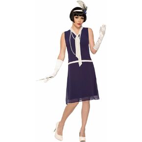 Forum Novelties Women Roaring 20s Dreaming Daisy Dress Adult Sized Costumes, As Shown, Plus Size