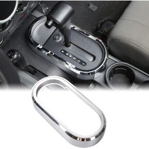 RT-TCZ for Jeep JK Gear Shift Panel Trim Cover Blue for Jeep Wrangler JK JKU 2007-2010 Blue Interior Accessories