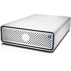 G-Technology 4TB G-DRIVE with Thunderbolt 3 and USB-C Desktop External Hard Drive, Silver - 0G05363-1