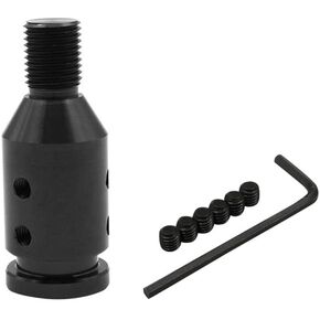 Shifter Knob Adapter Universal Car Shift Knob Adapter Aluminum Alloy Gear Shift Knob Adapter for Non Threaded Shifters M12x1.25