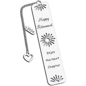 Retirement Gifts for Women Men 2024 Happy Retirement Bookmarks Teacher Retirement Gifts Employee Appreciation Gifts for Coworkers Boss Friends Coworker Leaving Going Away Gifts for Retired Colleagues