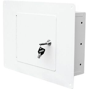 Homak First Watch Between The Studs High Security Steel Wall Safe, White