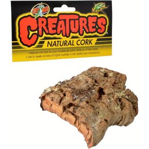 Zoo Med Creatures Natural Cork 1 Count - Pack of 2