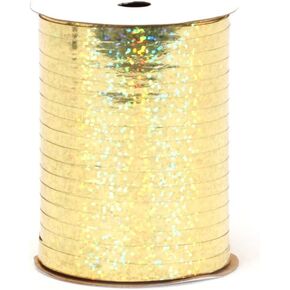 Berwick GL10013 Glitter Uncrimped Curling Ribbon, 3/16-Inch Wide by 100-Yard Spool, Red