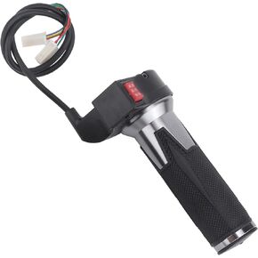 Handlebar Throttle Grip,1 Pair Handlebar Throttle Grip 3 Speed Control Universal Throttle Handle for Electric Bikes