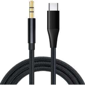 USB-C to 3.5mm Aux Cable for Galaxy A12 A32 A42 A51 A52 A71 A72 5G Phones - Audio Cord Car Stereo Aux-in Adapter Speaker Jack L5Y