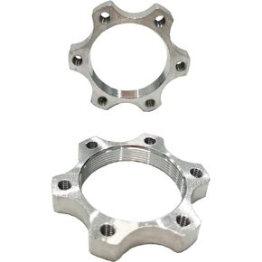 2pcs Bicycle Bike Freewheel Threaded Hubs Disc Brake Rotor Flange Adapter (44mm/1.73inch)